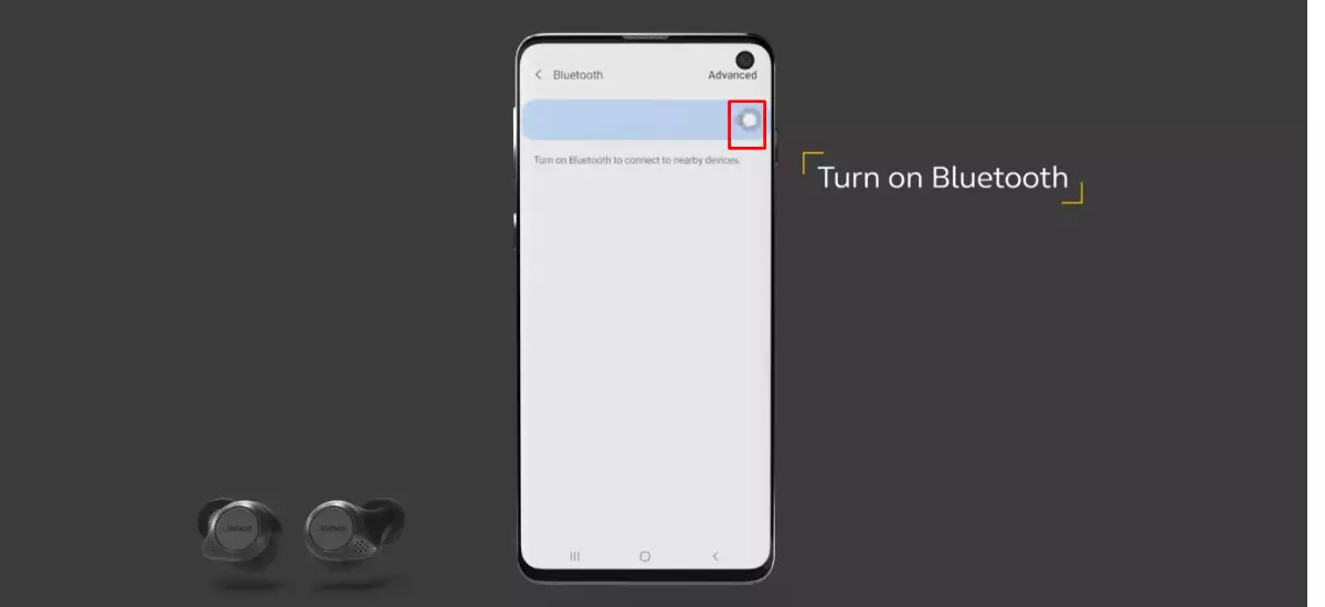 Turn On The Bluetooth Function on Your Phone
