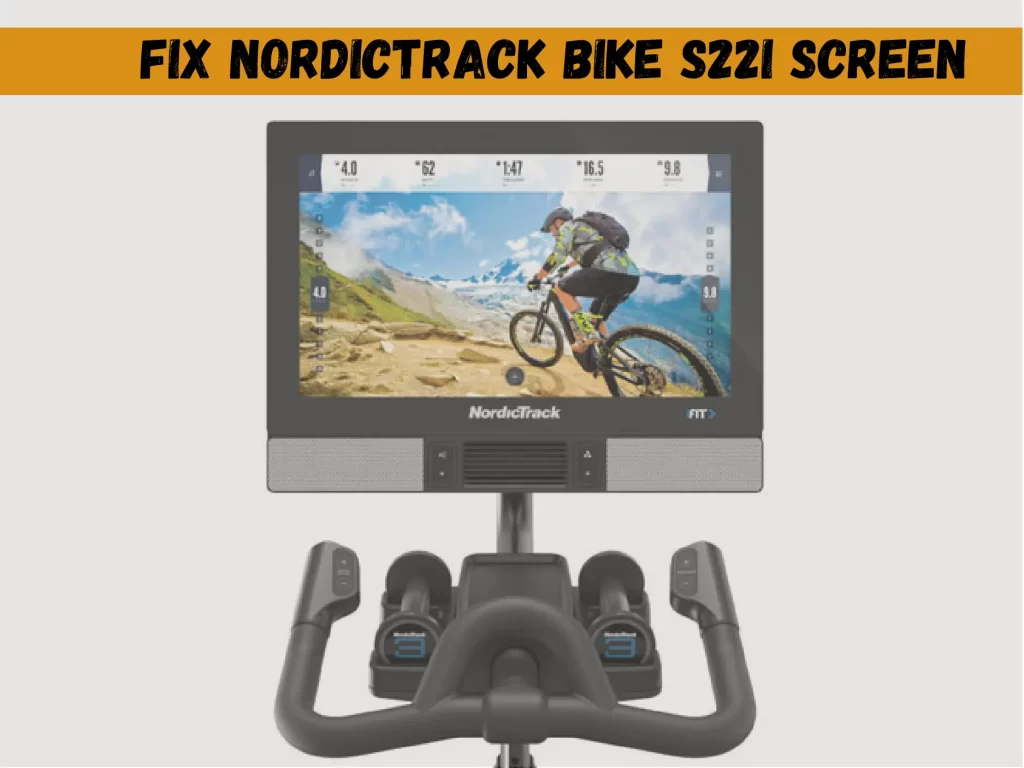 NordicTrack bike s22i screen is not working 