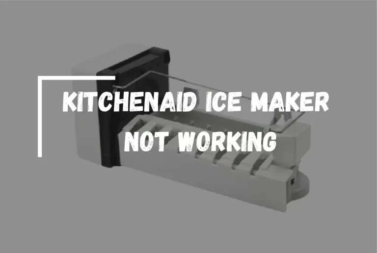KitchenAid Ice Maker Not Working?